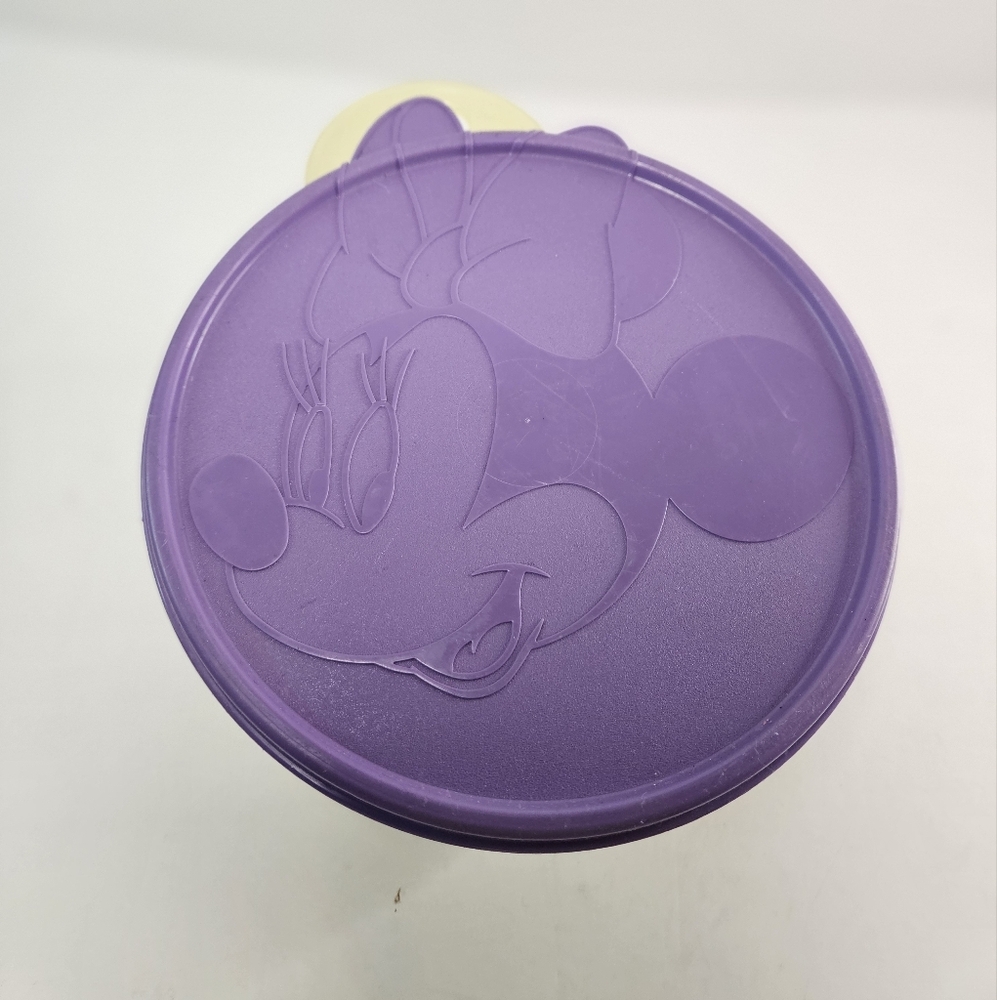 Minnie Mouse Tupperware Bowl with Lid Vintage Disney 2.0L 4011A